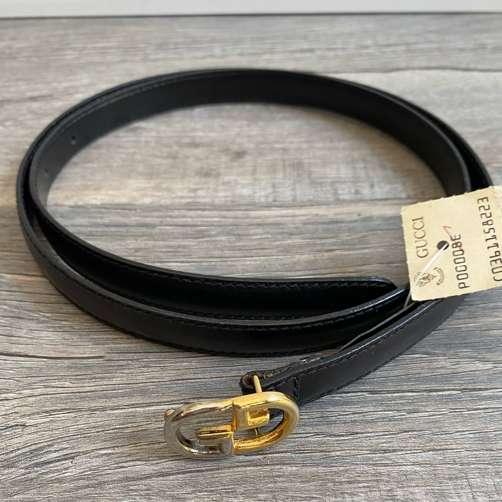 Gucci Belt NWT Dark Brown, Two Tone Hardware